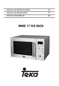 Manual Teka MWE 17 IVS INOX Micro-onda