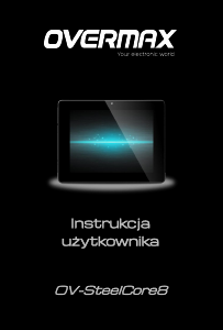 Bruksanvisning Overmax SteelCore 8 Tablet