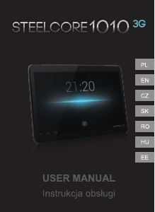 Návod Overmax SteelCore 1010 3G Tablet