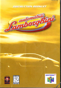 Bruksanvisning Nintendo N64 Automobili Lamborghini