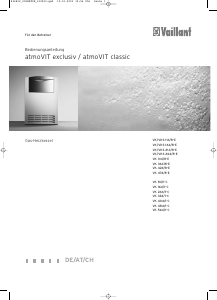 Bedienungsanleitung Vaillant atmoVIT classic VK 484/1-C Zentralheizungskessel