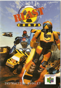 Handleiding Nintendo N64 Blast Corps