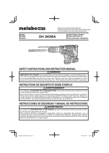 Manual Metabo DH 36DMA Rotary Hammer