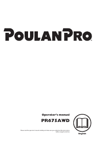 Manual Poulan PR675AWD Lawn Mower