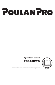 Handleiding Poulan PR650RWD Grasmaaier