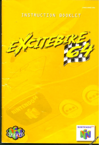 Bruksanvisning Nintendo N64 Excitebike 64