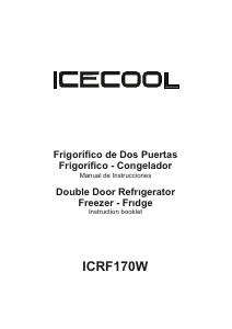 Handleiding Icecool ICRF170W Koel-vries combinatie