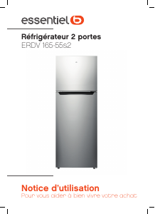 Mode d’emploi Essentiel B ERDV 165-55s2 Réfrigérateur combiné