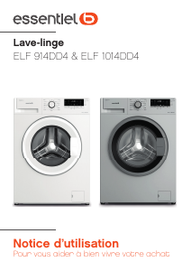 Mode d’emploi Essentiel B ELF 1014 DD4 Lave-linge