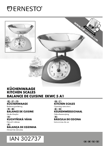 Manual Ernesto IAN 302737 Balança de cozinha