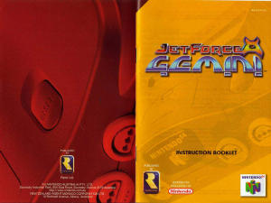 Handleiding Nintendo N64 Jet Force Gemini