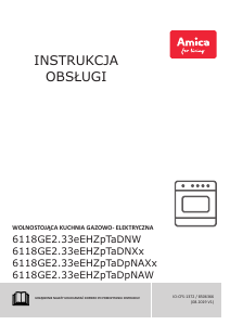 Instrukcja Amica 6118GES2.33HZpTaDN(W) Kuchnia