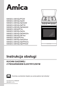 Instrukcja Amica 58GES2.43HZpTaPF(W) Kuchnia