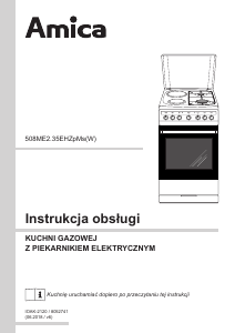 Instrukcja Amica 58ME2.35HZpMs(W) Kuchnia