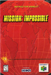 Handleiding Nintendo N64 Mission Impossible