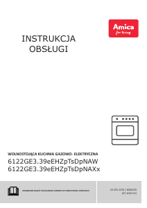 Instrukcja Amica 6123GED3.39HZpTsDpNA(W) Kuchnia