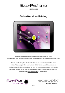 Bedienungsanleitung Easypix EasyPad 1370 Tablet