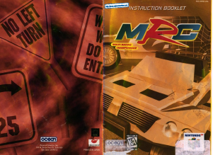 Bruksanvisning Nintendo N64 MRC - Multi Racing Championship
