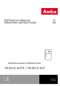 Handleiding Amica FK3015.4UTX Koel-vries combinatie