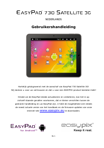 Bedienungsanleitung Easypix EasyPad 730 Satellite 3G Tablet