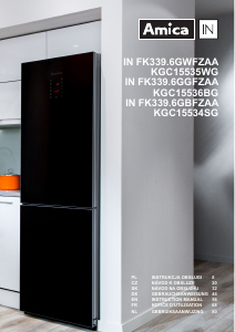 Mode d’emploi Amica IN FK339.6GBF Réfrigérateur combiné