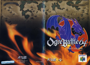 Bruksanvisning Nintendo N64 Ogre Battle 64 - Person of Lordly Caliber