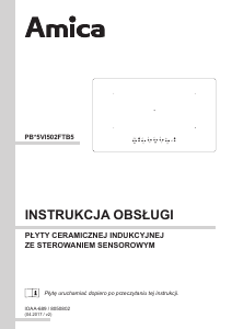 Instrukcja Amica PI8600TF Płyta do zabudowy