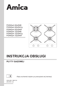 Instrukcja Amica PG66119SRB STUDIO Płyta do zabudowy
