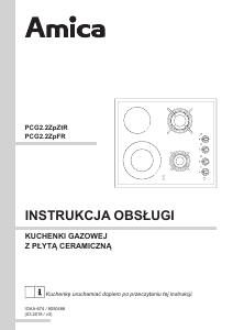 Instrukcja Amica GC 0220 Eco Płyta do zabudowy