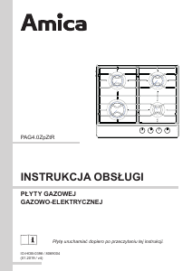 Instrukcja Amica PG6610XEH Płyta do zabudowy