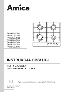 Instrukcja Amica PG9511XPR Płyta do zabudowy