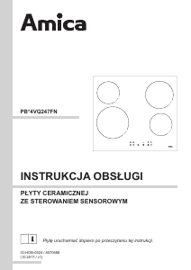 Instrukcja Amica PC6400ZH Płyta do zabudowy