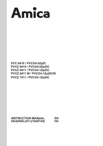 Handleiding Amica PVCZ7511 Kookplaat