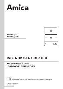 Instrukcja Amica PG3510X Płyta do zabudowy