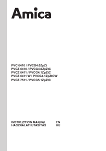 Használati útmutató Amica PVCZ6410 Főzőlap