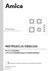 Instrukcja Amica PG0620S Płyta do zabudowy