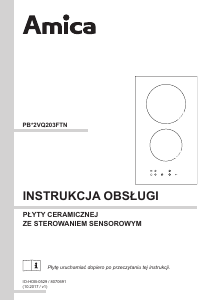 Instrukcja Amica PC3200ZT Płyta do zabudowy