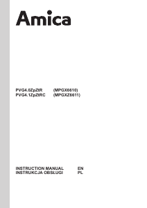 Instrukcja Amica MPGXZ 6611 Płyta do zabudowy