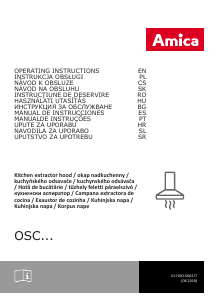 Priručnik Amica OSC 5231 I Kuhinjska napa