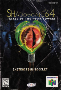 Bruksanvisning Nintendo N64 Shadowgate 64 - Trials of the Four Towers
