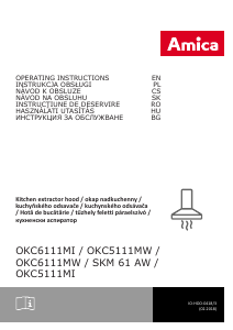 Instrukcja Amica OKC 5111 MW Okap kuchenny