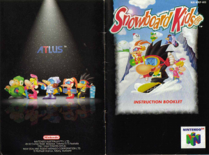 Bruksanvisning Nintendo N64 Snowboard Kids (A)