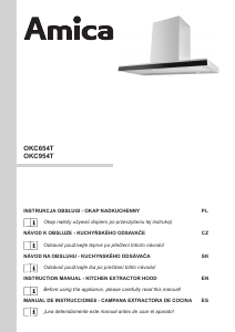 Instrukcja Amica OKC 954 T Okap kuchenny