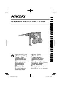 Használati útmutató Hikoki DH 36DPA Fúrókalapács