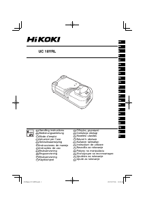 Návod Hikoki UC 18YRL Nabíjačka batérií