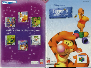 Bruksanvisning Nintendo N64 Tiggers Honey Hunt