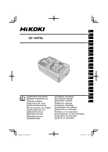 Handleiding Hikoki UC 18YFSL Batterijlader