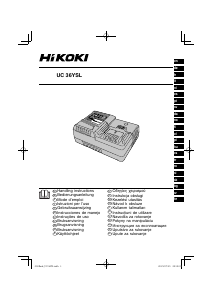 Handleiding Hikoki UC 36YSL Batterijlader