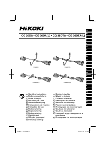 Manuale Hikoki CG 36DA Tagliabordi