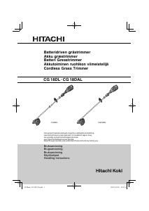 Käyttöohje Hitachi CG 18DL Nurmikon reunaleikkuri